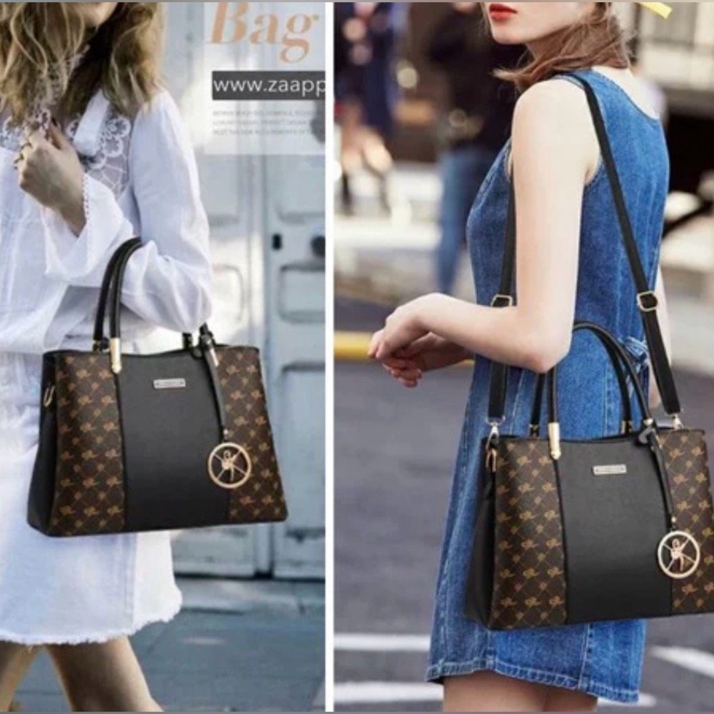 Charles & Keith Brown & Black womens Bag - Picture 6 of 6